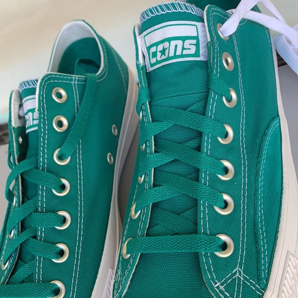CONVERSE CTAS PRO OP OX MEN’S Malachite/White/Whit - Picture 11 of 16